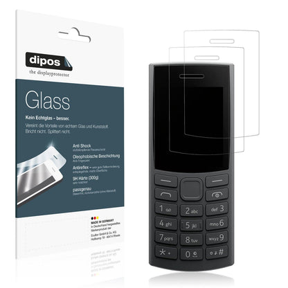 2x Screen Protector for Nokia 105 2G Edition 2025 matte Flexible Glass 9H dipos
