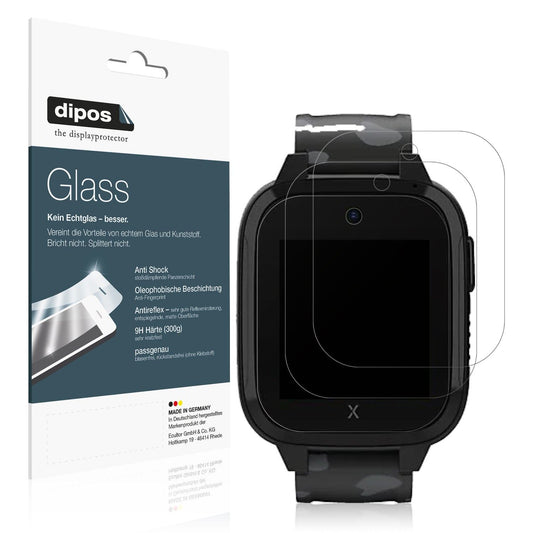 2x Screen Protector for Xplora XGO3 2. Gen matte Flexible Glass 9H dipos
