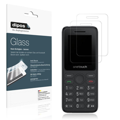2x Screen Protector for TCL OneTouch 5041 matte Flexible Glass 9H dipos