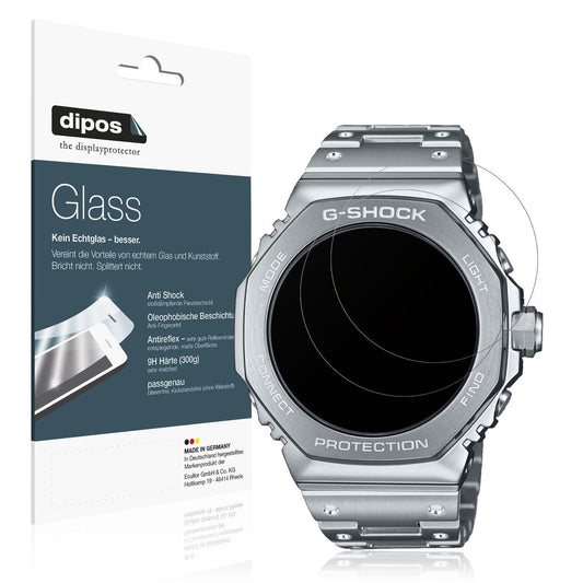 2x Screen Protector for Casio G-Shock GM-B2100D matte Flexible Glass 9H dipos