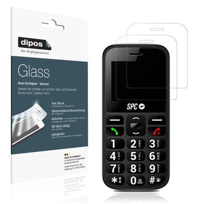 2x Screen Protector for SPC Fortune 2 matte Flexible Glass 9H dipos