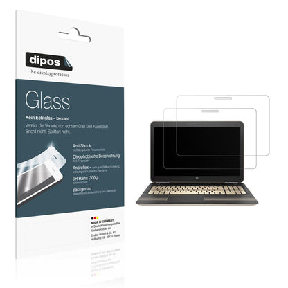 2x Screen Protector for HP Pavilion 15 bc200 matte Flexible Glass 9H dipos