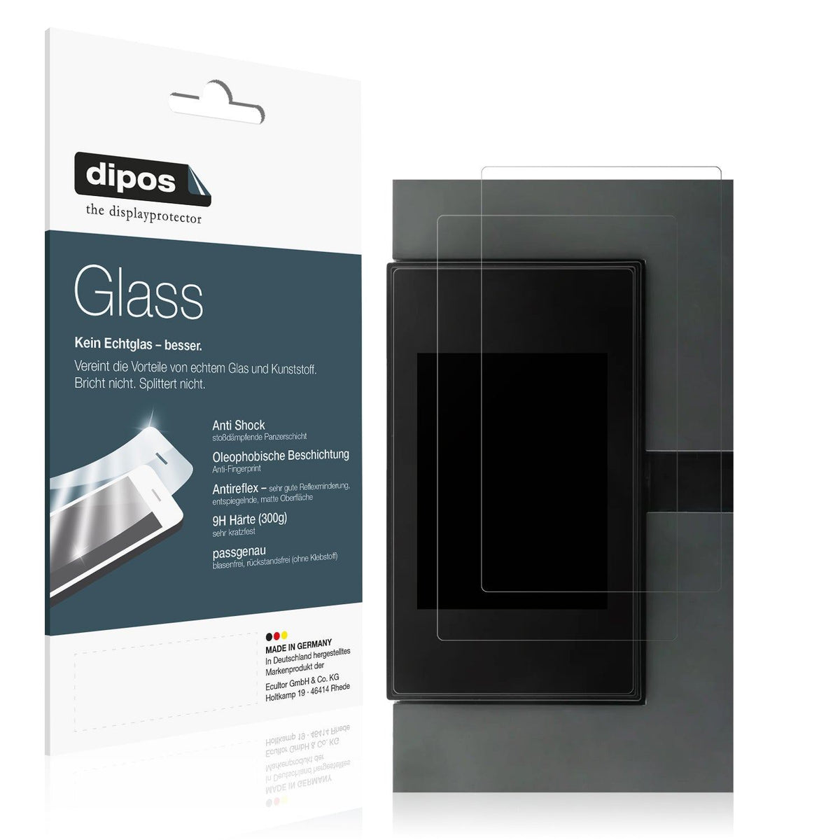2x Screen Protector for Jura Ena 5 matte Flexible Glass 9H dipos
