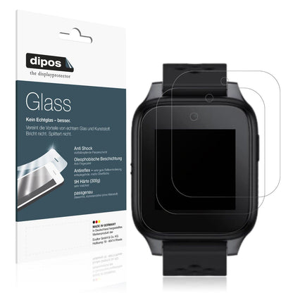 2x Screen Protector for Family Watch MT46 matte Flexible Glass 9H dipos