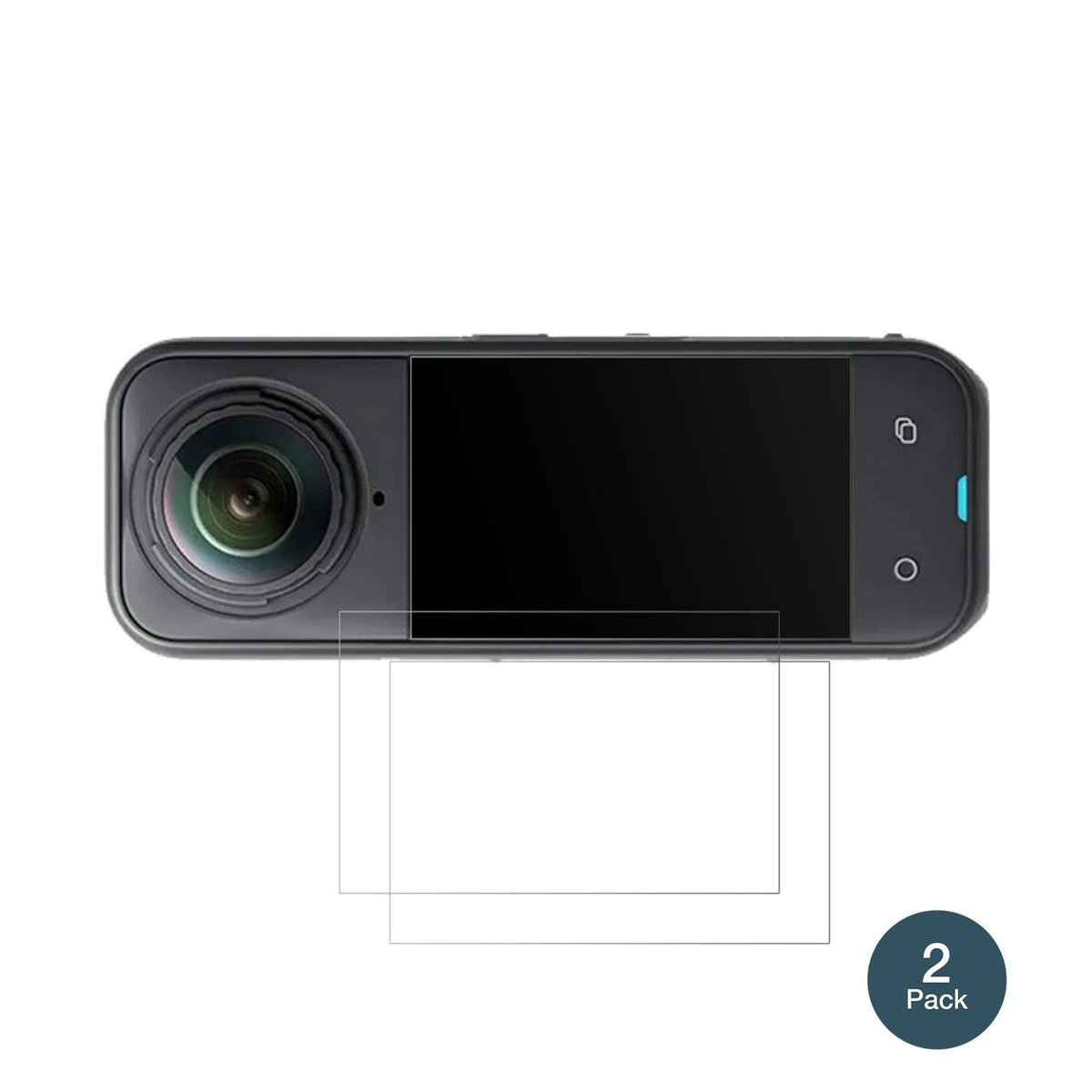 2x Screen Protector for Insta360 X5 matte Flexible Glass 9H dipos