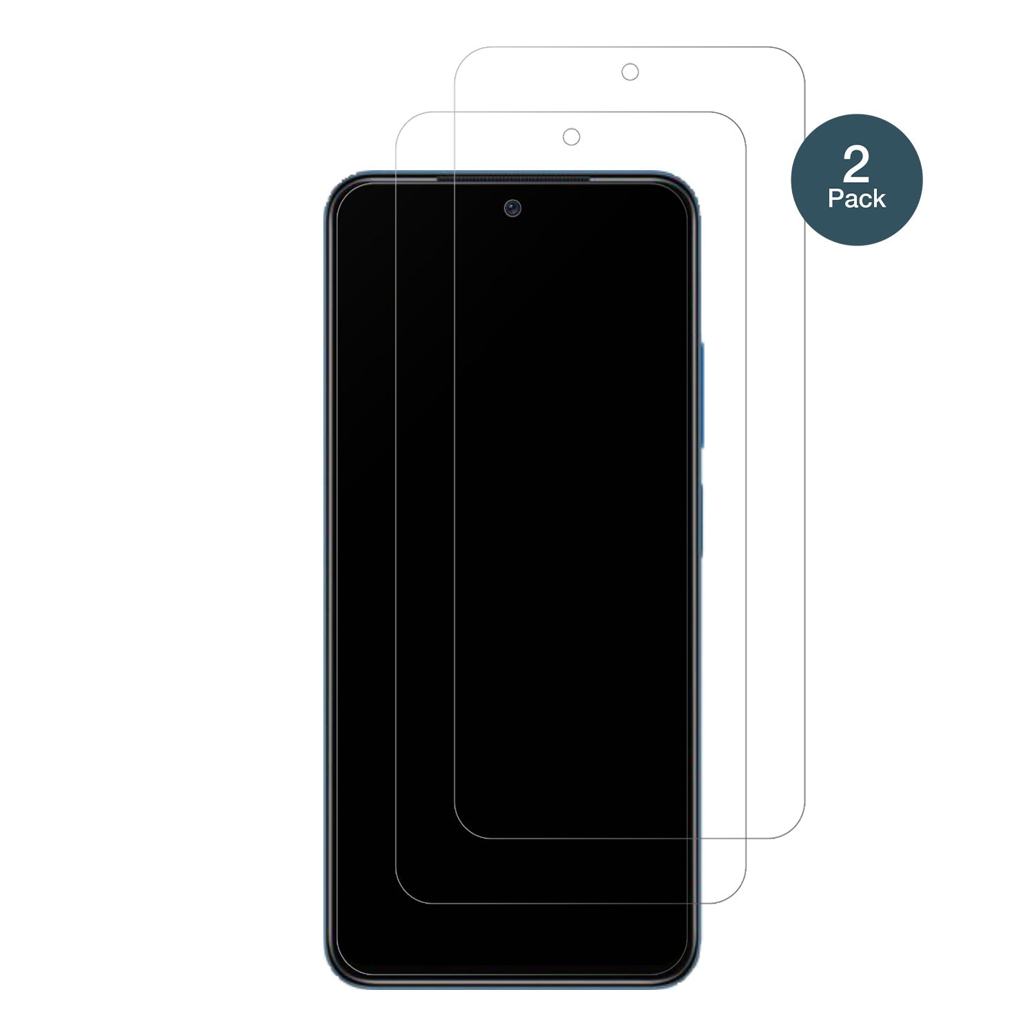 XiaomiRedmi Note 11 4G mit aufgebrachter dipos Panzerfolie, die lästige Fingerabdrücke minimiert