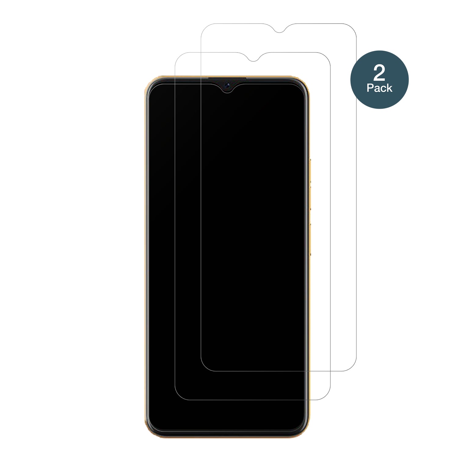 CoolpadCool 20 Pro mit aufgebrachter dipos Panzerfolie, die lästige Fingerabdrücke minimiert