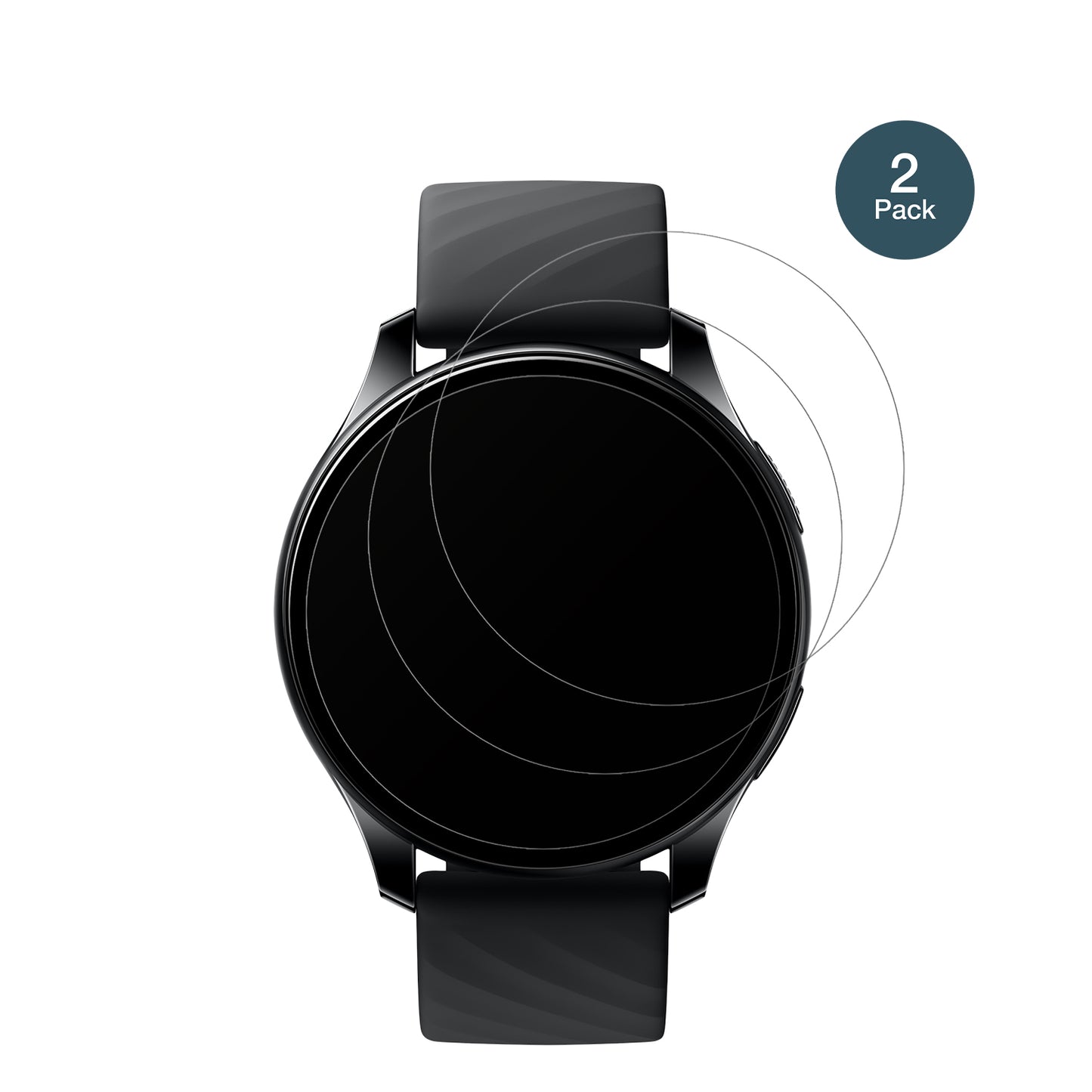 2x 9H Schutzfolie matt für OnePlus Nord Smartwatch Panzerfolie