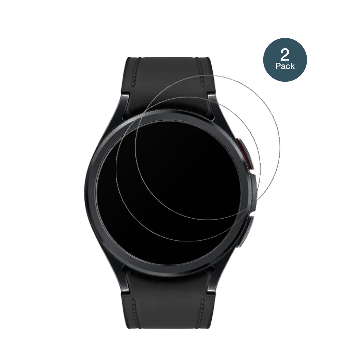 2x 9H Schutzfolie matt für Samsung Galaxy Watch 6 Classic (43mm) Panzerfolie