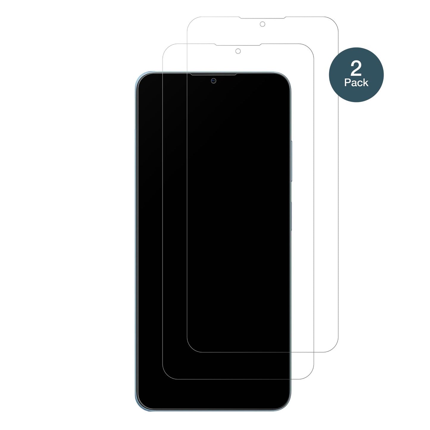 2x Screen Protector for Blackview Wave 8c matte Flexible Glass 9H dipos