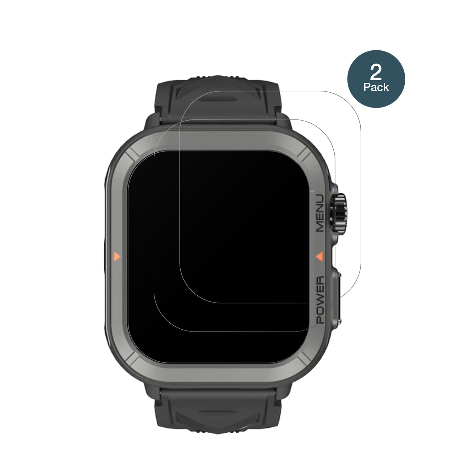 2x 9H Schutzfolie matt für Blackview W30 Smartwatch 1.91 Zoll Panzerfolie