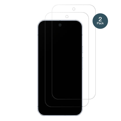 GooglePixel 10 Pro mit aufgebrachter dipos Panzerfolie, die lästige Fingerabdrücke minimiert