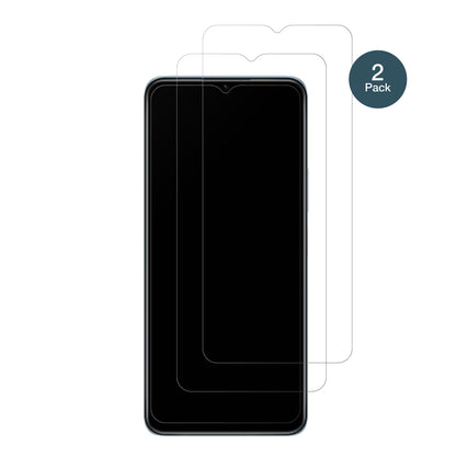 VivoY55s 5G mit aufgebrachter dipos Panzerfolie, die lästige Fingerabdrücke minimiert