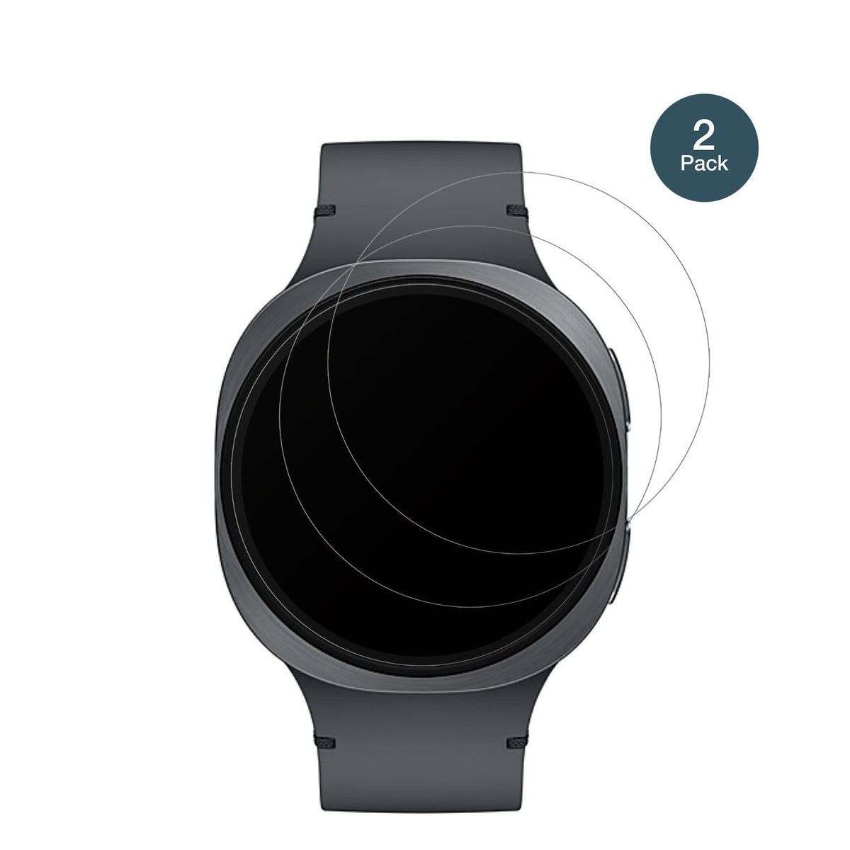 2x Screen Protector for Samsung Galaxy Watch8 44mm matte Flexible Glass 9H dipos