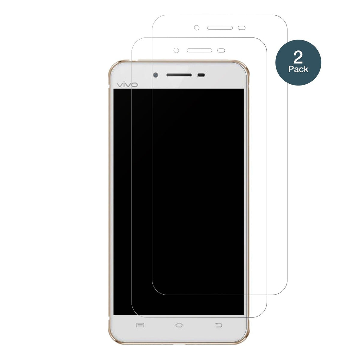 2x Screen Protector for Vivo X6A matte Flexible Glass 9H dipos