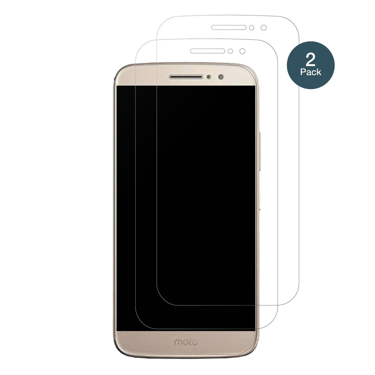 2x Screen Protector for Motorola Moto M CXT 1663 matte Flexible Glass 9H dipos