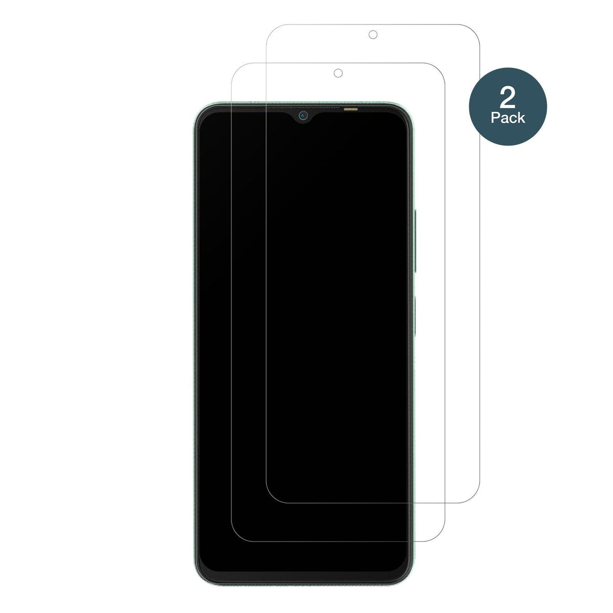 2x Screen Protector for itel A70 matte Flexible Glass 9H dipos