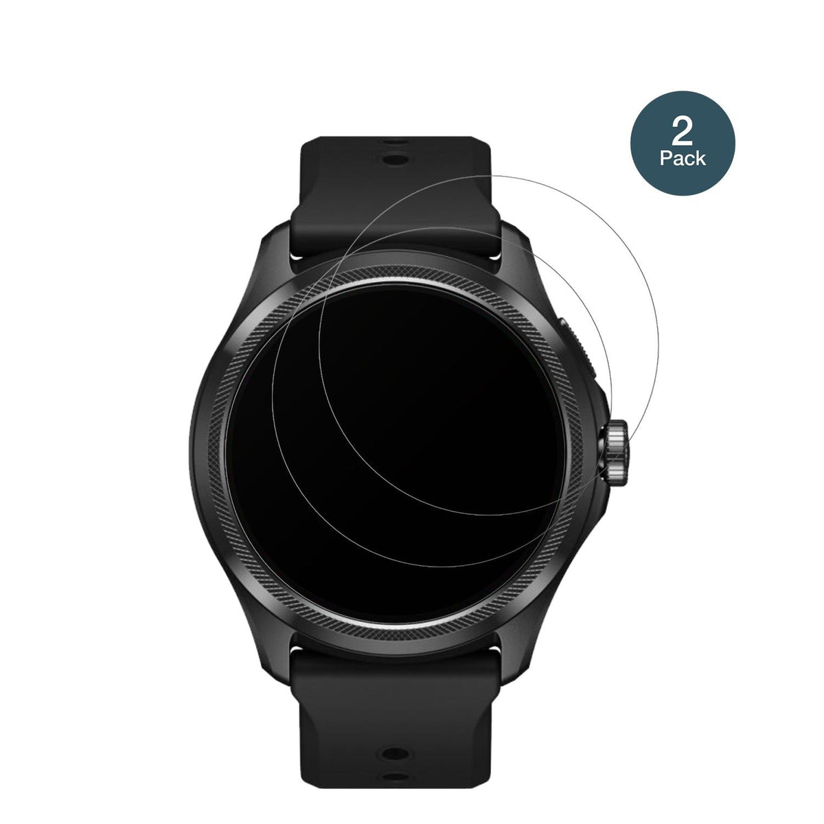 2x Screen Protector for Ticwatch Pro 5 matte Flexible Glass 9H dipos
