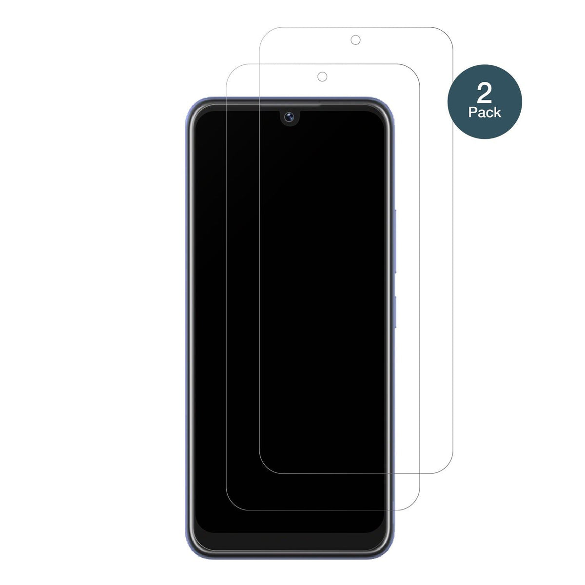2x Screen Protector for itel A49 Play matte Flexible Glass 9H dipos