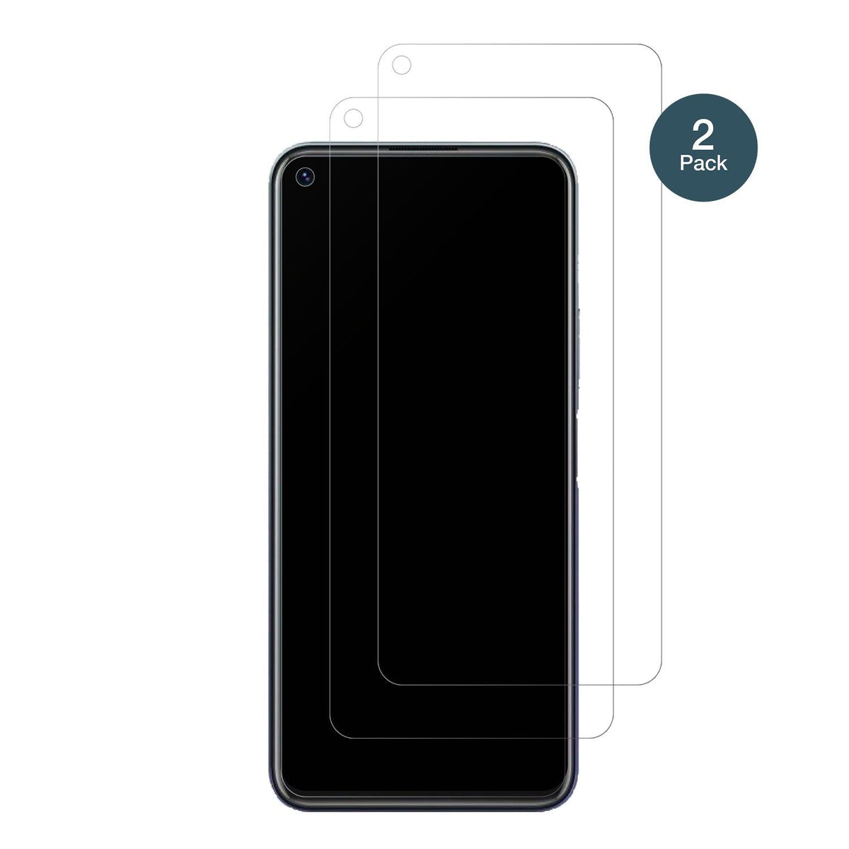 2x Screen Protector for Vivo Y70t matte Flexible Glass 9H dipos
