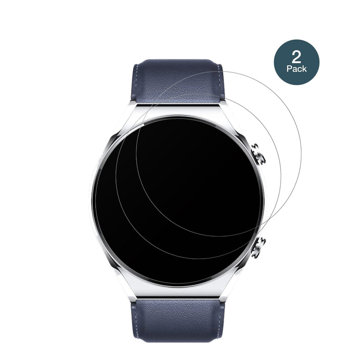 2x Screen Protector for Xiaomi Watch S1 matte Flexible Glass 9H dipos
