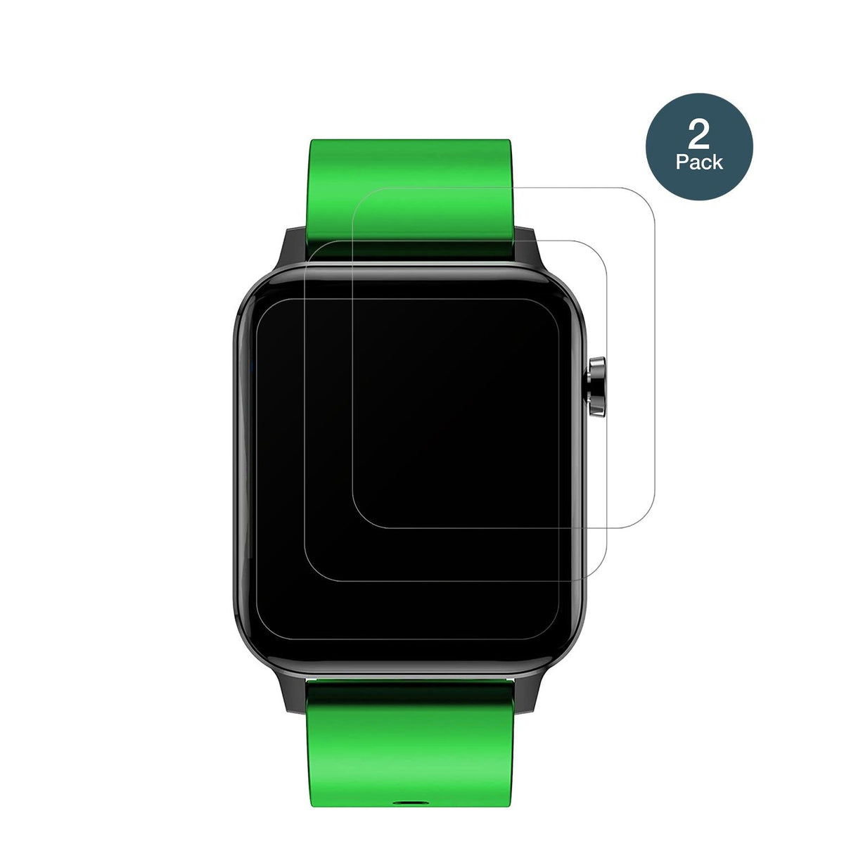 2x Screen Protector for Judneer 1,4 inch Smartwatch matte Flexible Glass 9H