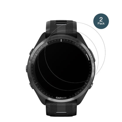2x Screen Protector for Garmin Forerunner 965 matte Flexible Glass 9H dipos