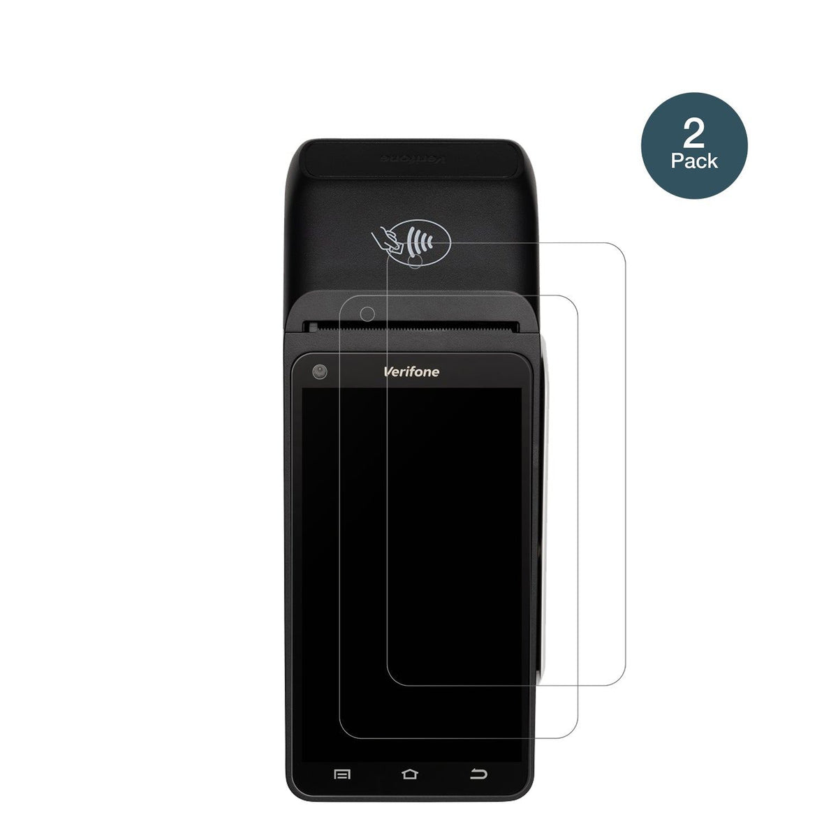 2x Screen Protector for Verifone T650c matte Flexible Glass 9H dipos