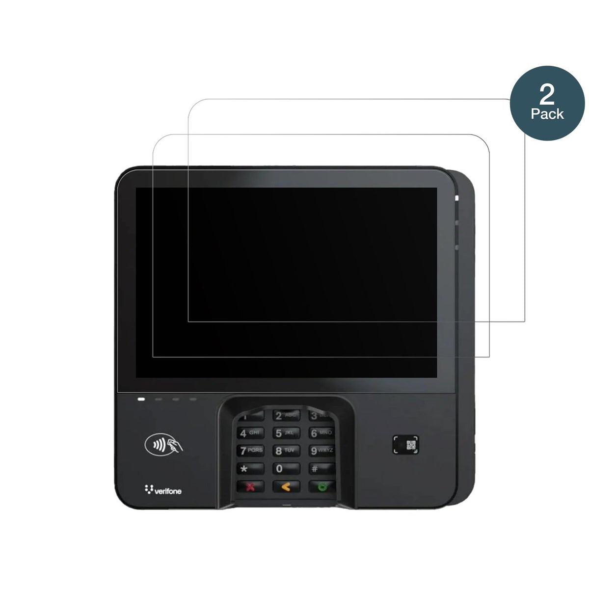 2x Screen Protector for Verifone M425 matte Flexible Glass 9H dipos