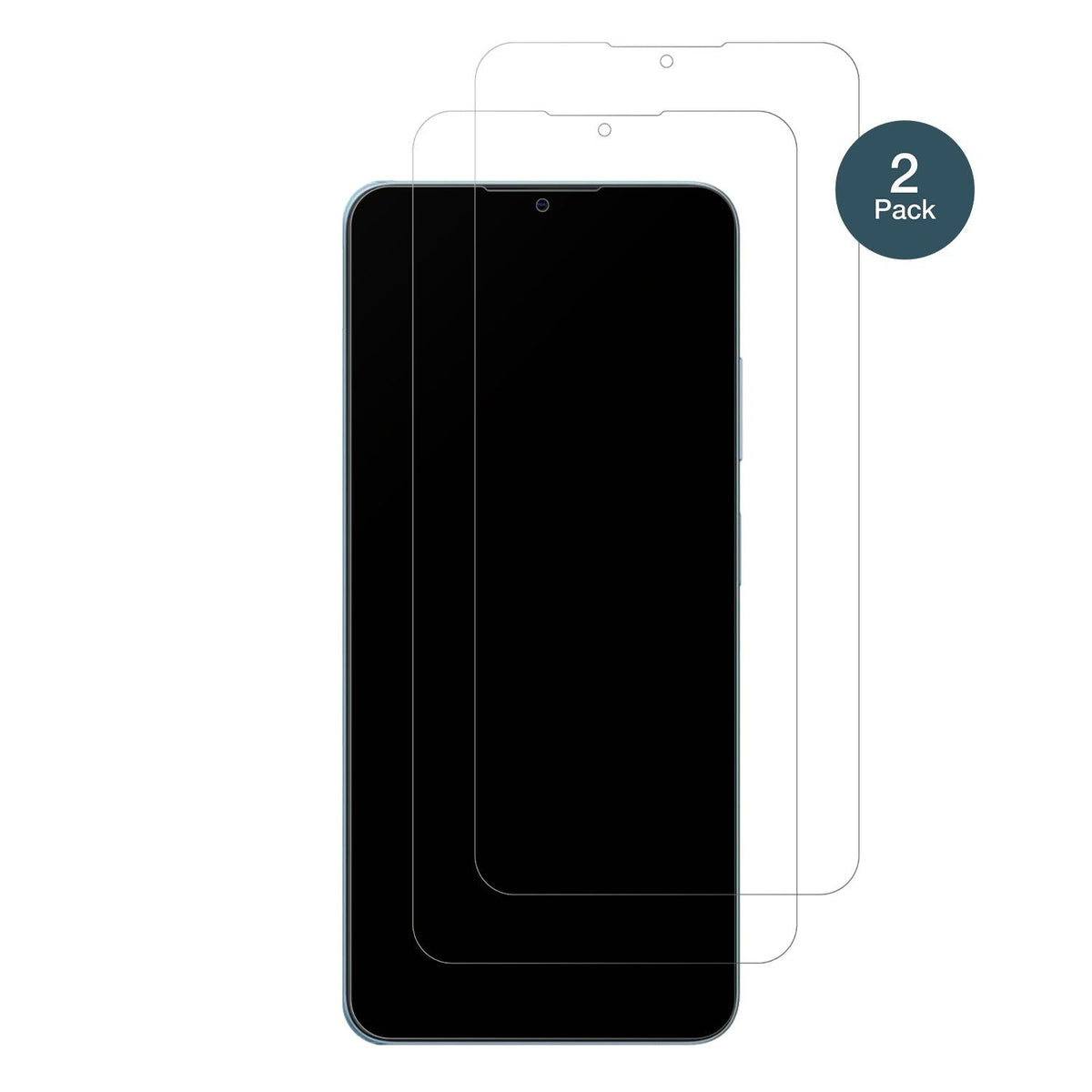 2x Screen Protector for Blackview Wave 8c matte Flexible Glass 9H dipos