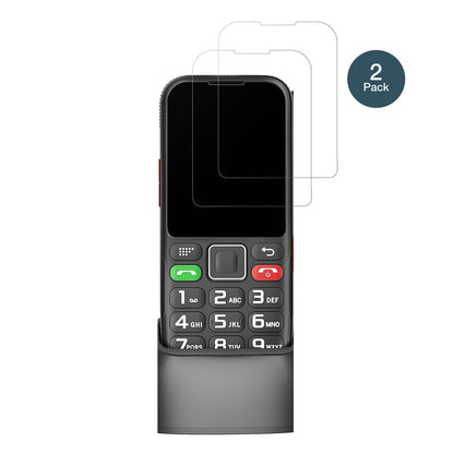 2x Screen Protector for Brisum F22 Seniorenhandy matte Flexible Glass 9H dipos