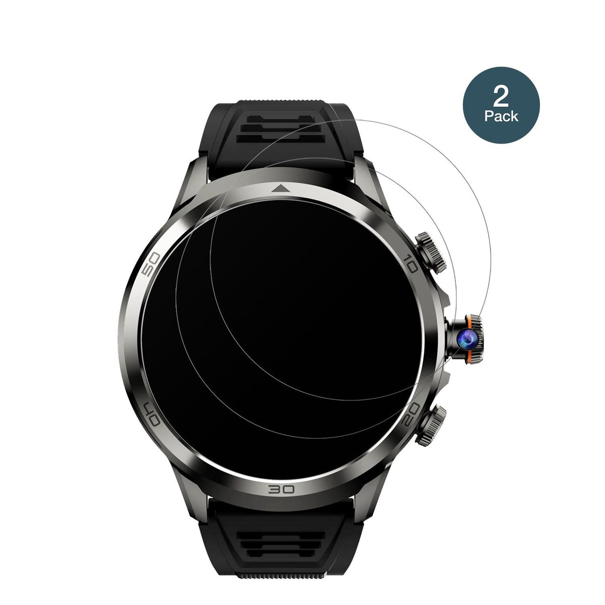 2x Screen Protector for Rogbid Model R2 Smartwatch matte Flexible Glass 9H dipos