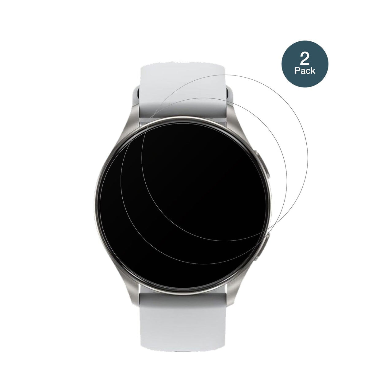 2x Screen Protector for Baolubao W60 Smartwatch matte Flexible Glass 9H dipos