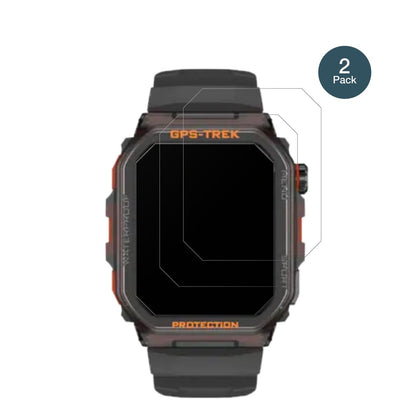 2x Screen Protector for Rogbid Tank G2 Smartwatch matte Flexible Glass 9H dipos