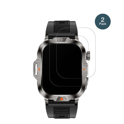 2x Screen Protector for VicBou 2.01 Zoll Smartwatch matte Flexible Glass 9H