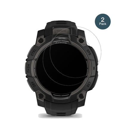 2x Screen Protector for Garmin Instinct 3 45mm matte Flexible Glass 9H dipos