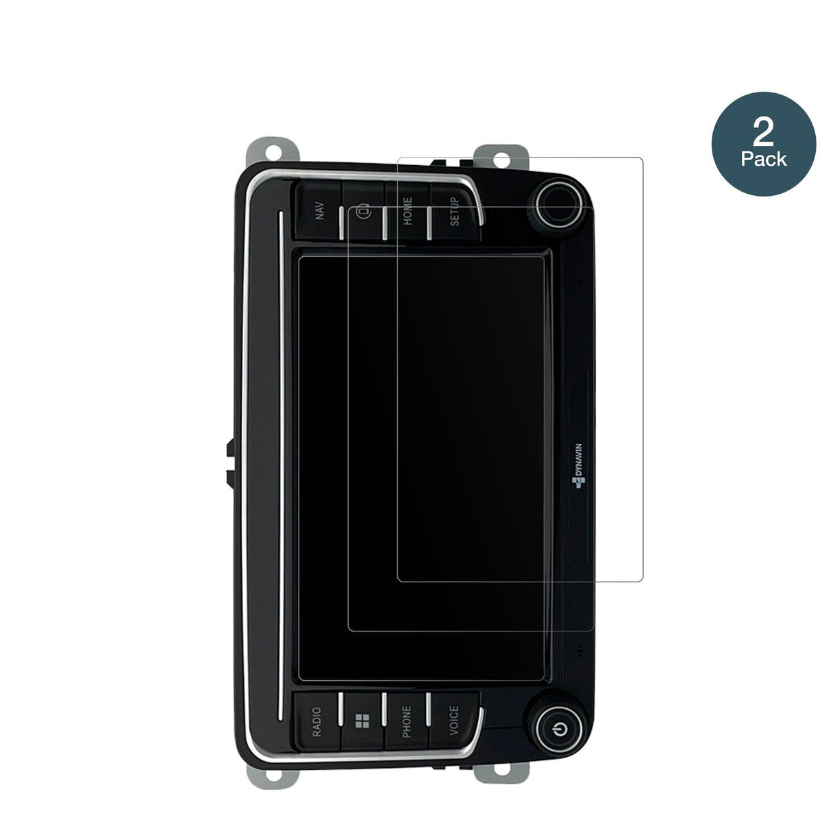 2x Screen Protector for Dynavin MMI-7587A v7 matte Flexible Glass 9H dipos