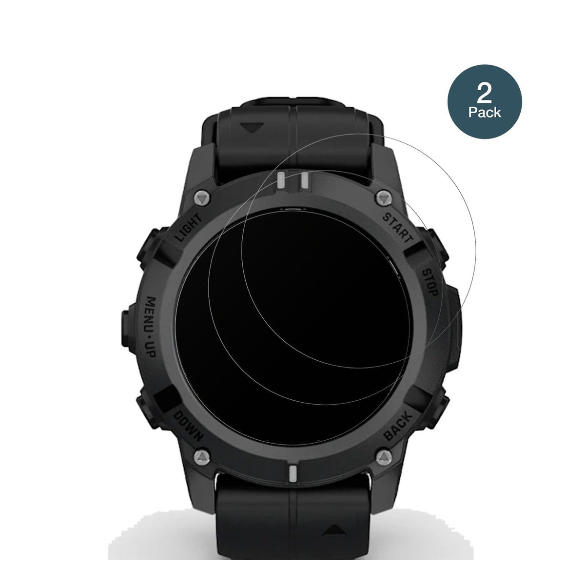 2x Screen Protector for Garmin Descent G2 matte Flexible Glass 9H dipos