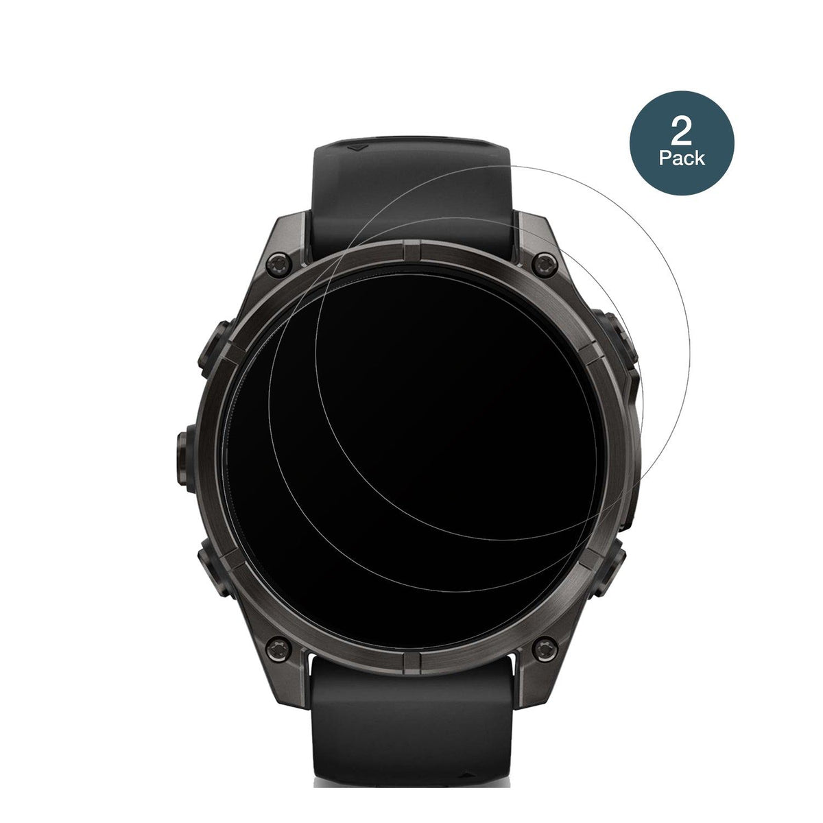 2x Screen Protector for Garmin Tactix 8 47mm AMOLED matte Flexible Glass 9H