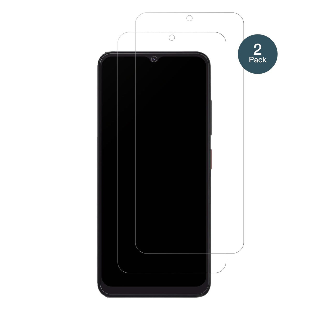2x Screen Protector for ZTE Blade A35e matte Flexible Glass 9H dipos