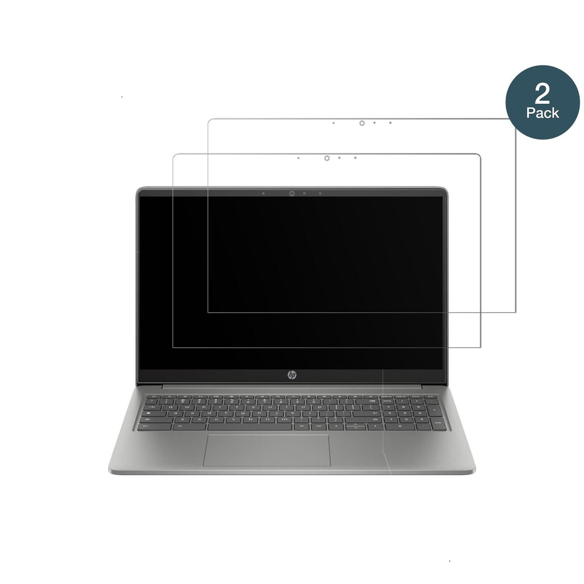 2x Screen Protector for HP Chromebook Plus 15a-nb matte Flexible Glass 9H dipos
