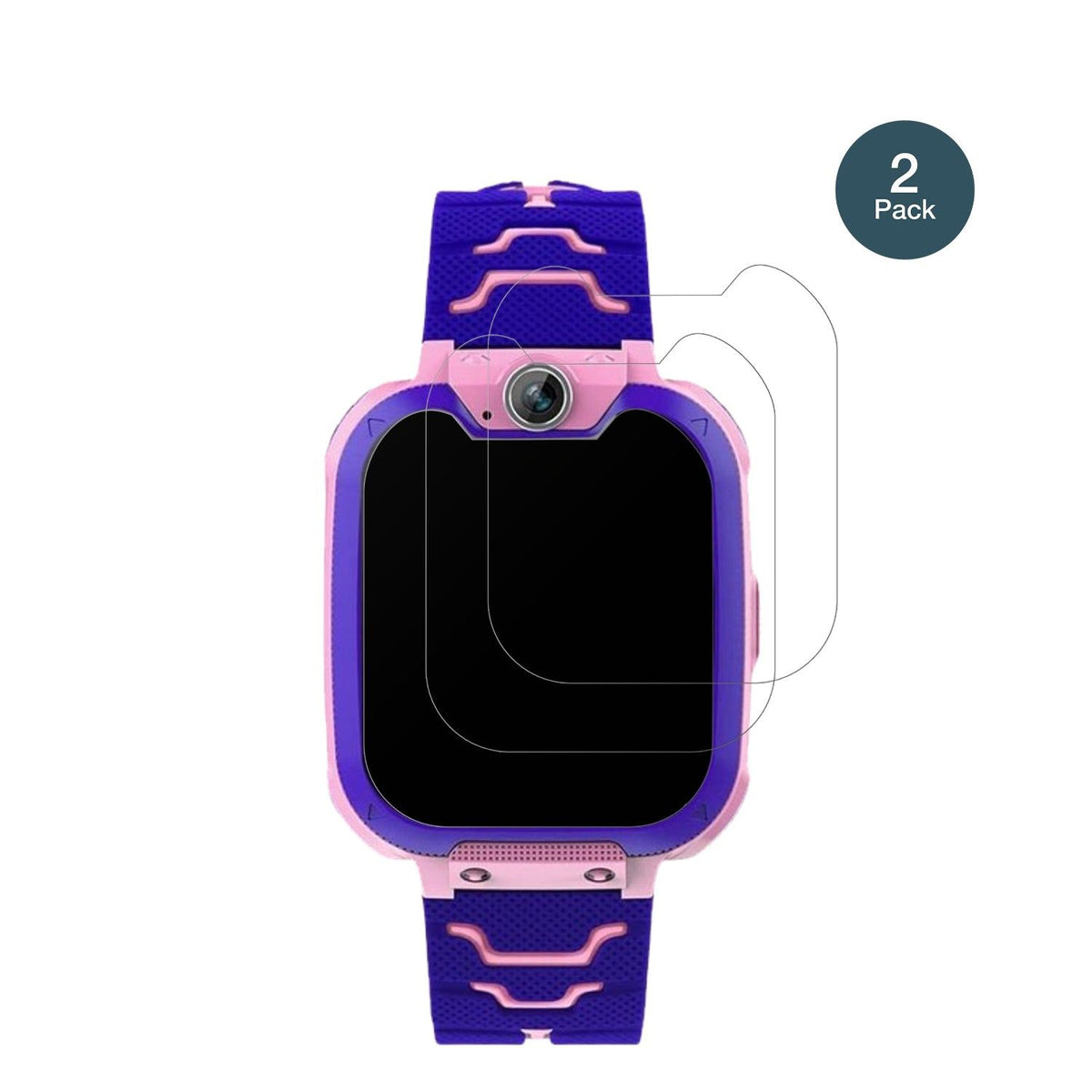 2x Screen Protector for Kesasohe Smartwatch Kinder matte Flexible Glass 9H dipos