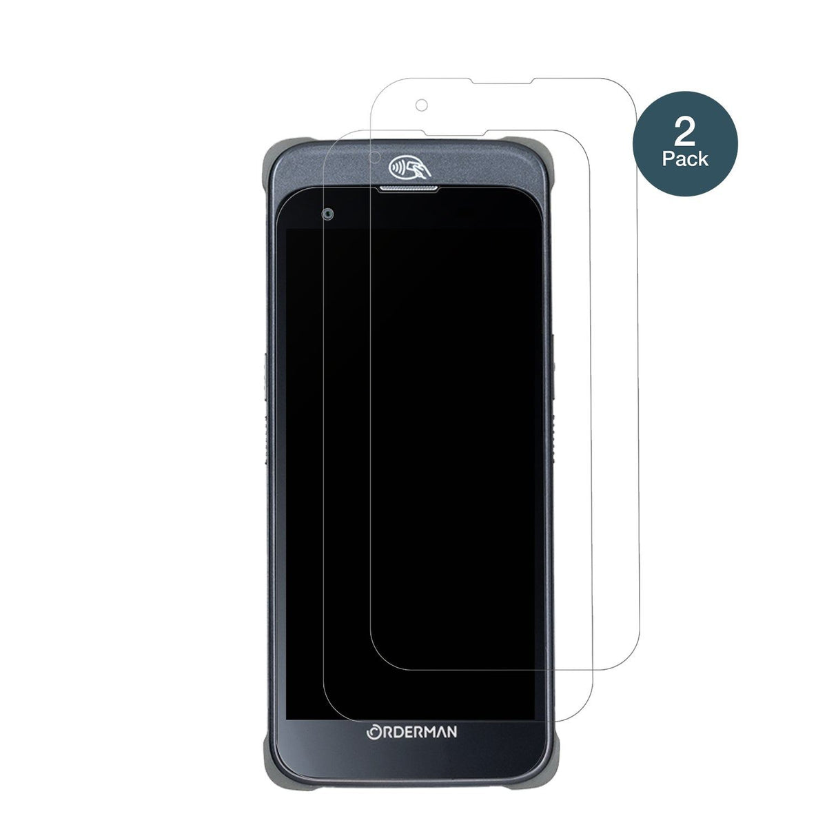 2x Screen Protector for Orderman 10 matte Flexible Glass 9H dipos