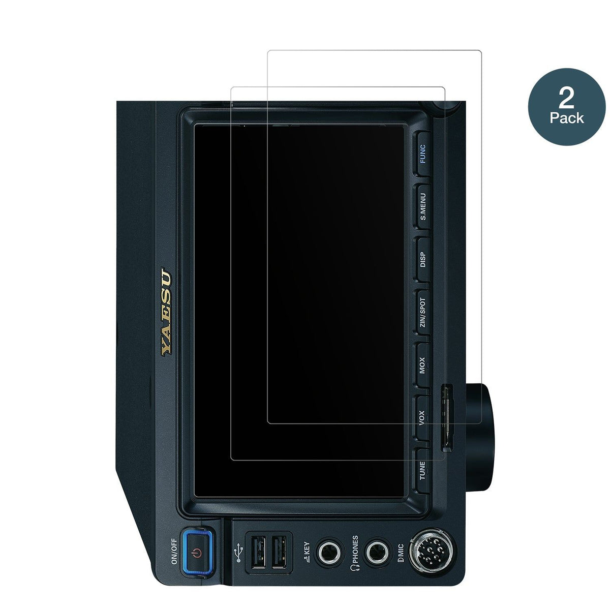 2x Screen Protector for Yaesu FTDCX101MP matte Flexible Glass 9H dipos