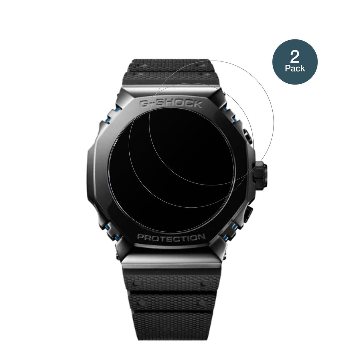 2x Screen Protector for Casio G-Shock MRG-B2100R matte Flexible Glass 9H dipos