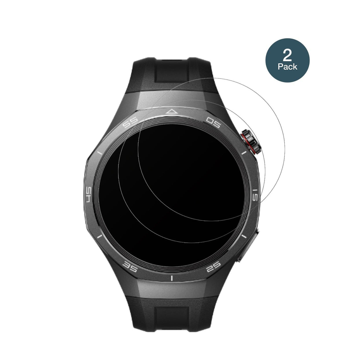 2x Screen Protector for Huawei Watch GT5 41mm matte Flexible Glass 9H dipos