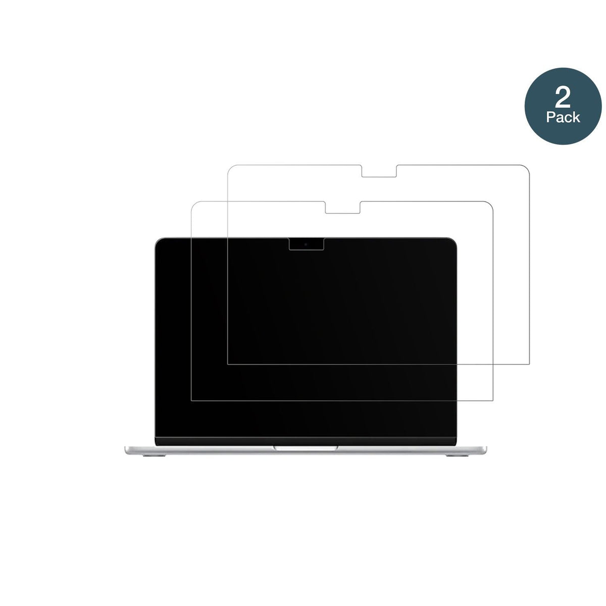 2x Screen Protector for Apple MacBook Air 13 Zoll M4 2025 matte Flexible Glass