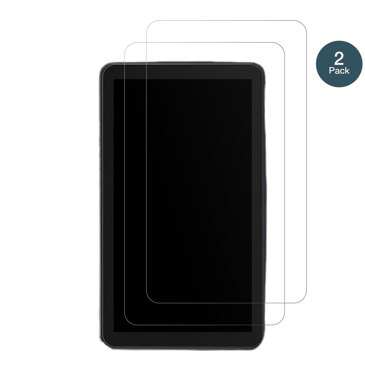 2x Screen Protector for Navigation 127mm x 82mm matte Flexible Glass 9H dipos