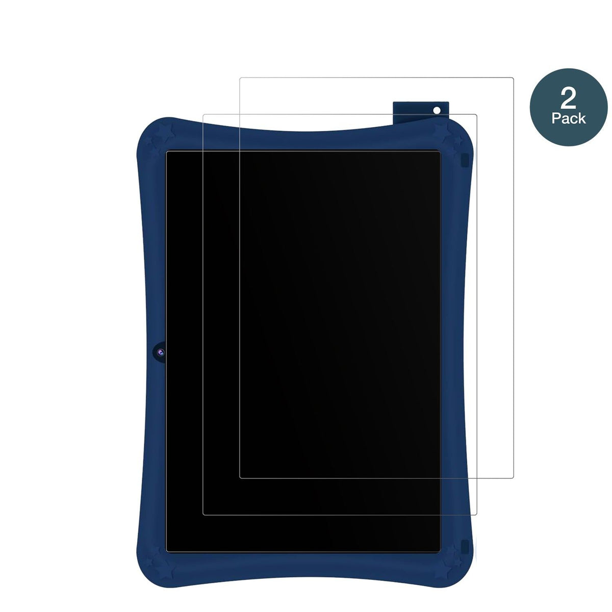 2x Screen Protector for WeTapble Kids Tablet 7 Zoll matte Flexible Glass 9H