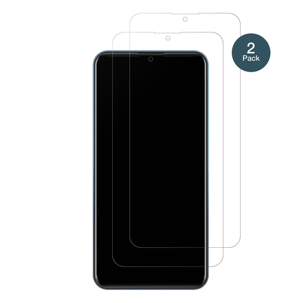 2x Screen Protector for I Kall K470 Plus matte Flexible Glass 9H dipos